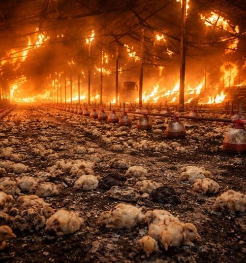 हेटौंडाको पोल्ट्री फर्ममा आगलागी, १५ हजारभन्दा बढी चल्ला जलेर खरानी 