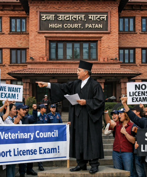 पशु चिकित्सक लाइसेन्स परीक्षा रोक्ने रिटमा उच्च अदालतद्वारा अन्तरिम आदेश जारी गर्न अस्वीकार
