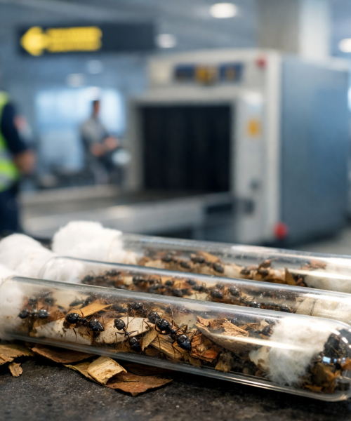 अन्तर्राष्ट्रिय बजारमा बिक्रीका लागि कमिला लैजान खोज्दा चिनियाँ नागरिक पक्राउ