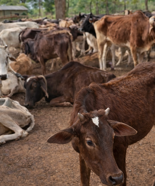 बर्दगोरिया गौशालाको पीडा:भोक र चिसोले छट्पटिँदै गाई