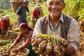 पहाडी बस्तीमा तरुल खेतीले ल्यायो नयाँ आशा