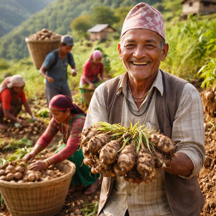 पहाडी बस्तीमा तरुल खेतीले ल्यायो नयाँ आशा
