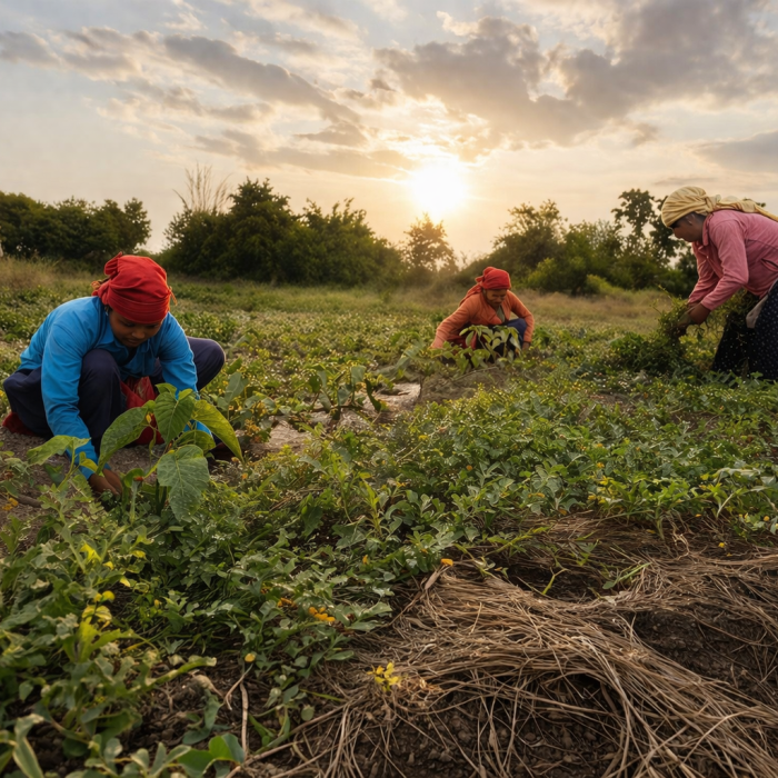 नदीको बगरमा खरबुजा खेती गर्दै बर्दियाका महिलाहरू: आम्दानीको नयाँ सम्भावना खोज्दै