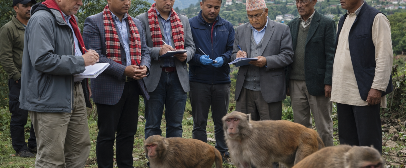 दुई वर्षे अध्ययनसहित बाँदर व्यवस्थापन कार्यक्रम दिक्तेलमा सुरु