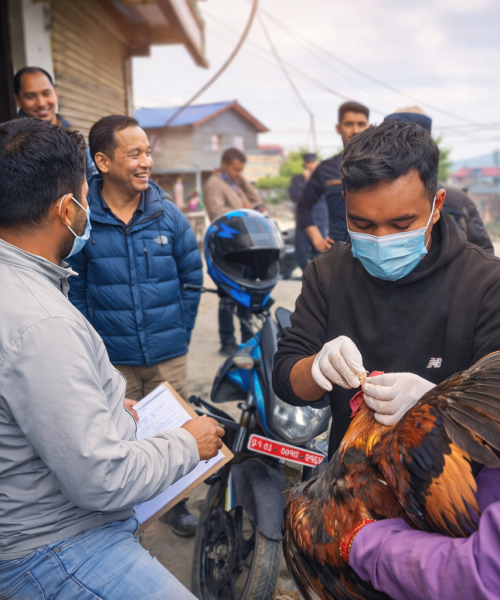 तराईमा बर्डफ्लु फैलिँदै गएपछि : ताप्लेजुङमा उच्च सतर्कता, नमूना संकलन सुरु