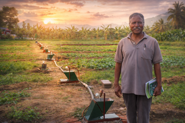 प्राध्यापन छाडेर खेतमा: काचाल्का सिँचाइबाट कृषि रूपान्तरणको प्रयास