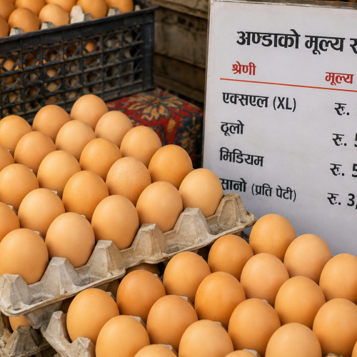 ११ दिनमै दोस्रोपटक अण्डा फेरि महँगियो :लगातार मूल्यवृद्धिको चपेटामा उपभोक्ता
