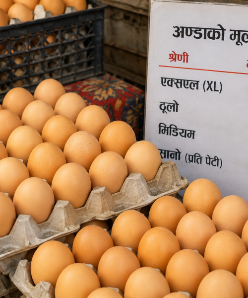 ११ दिनमै दोस्रोपटक अण्डा फेरि महँगियो :लगातार मूल्यवृद्धिको चपेटामा उपभोक्ता
