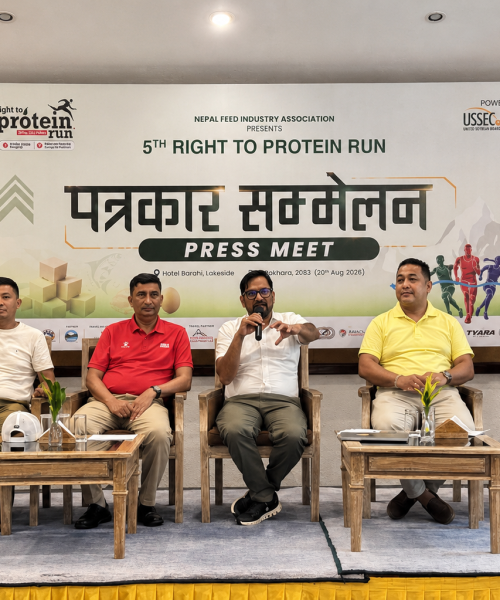 “पोखरामा पहिलोपटक ‘राइट टू प्रोटिन रन’: ४ हजारभन्दा बढी धावक सहभागी हुँदै